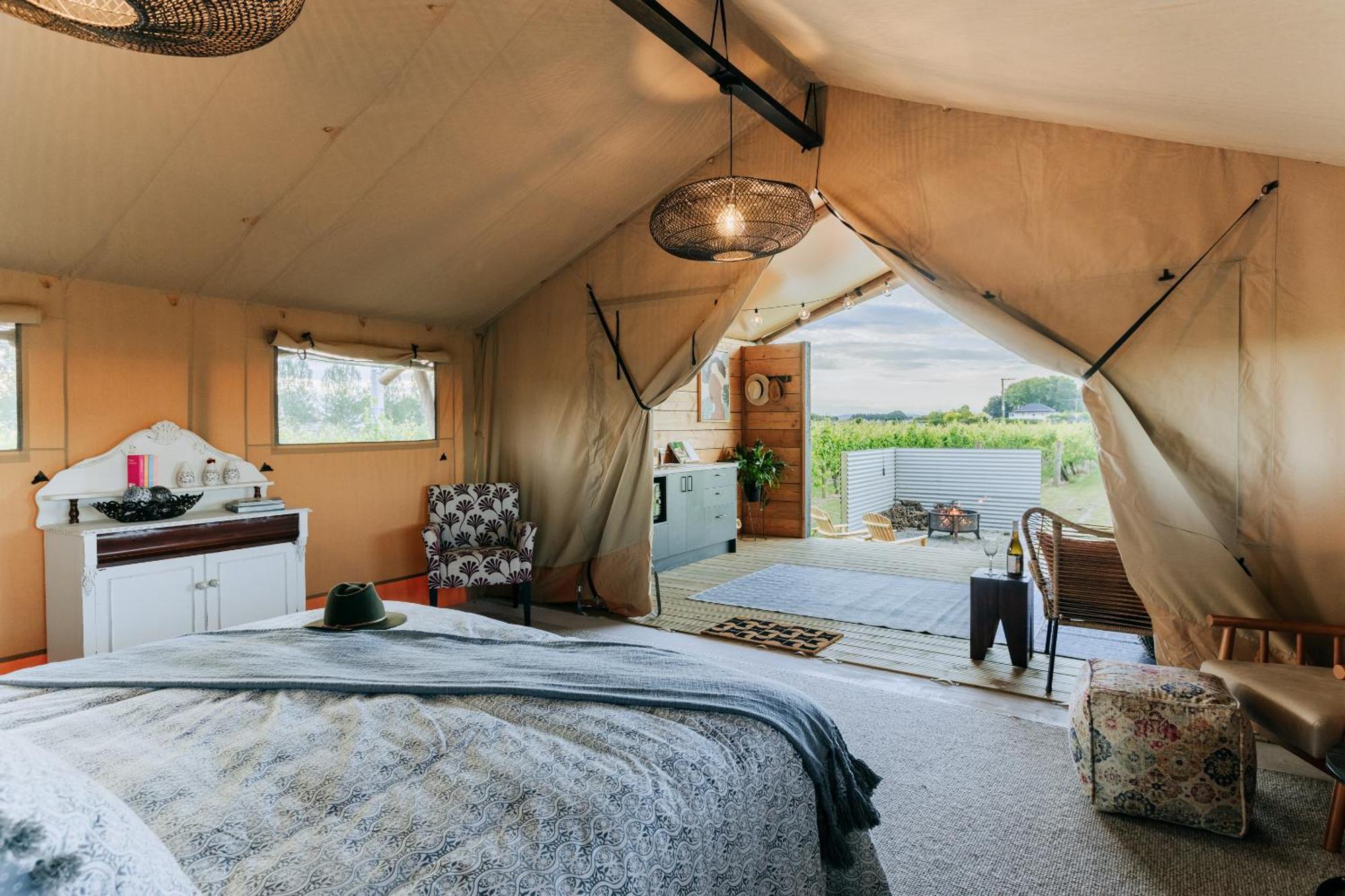 Villas & Vines Glamping Hastings Bagian luar foto