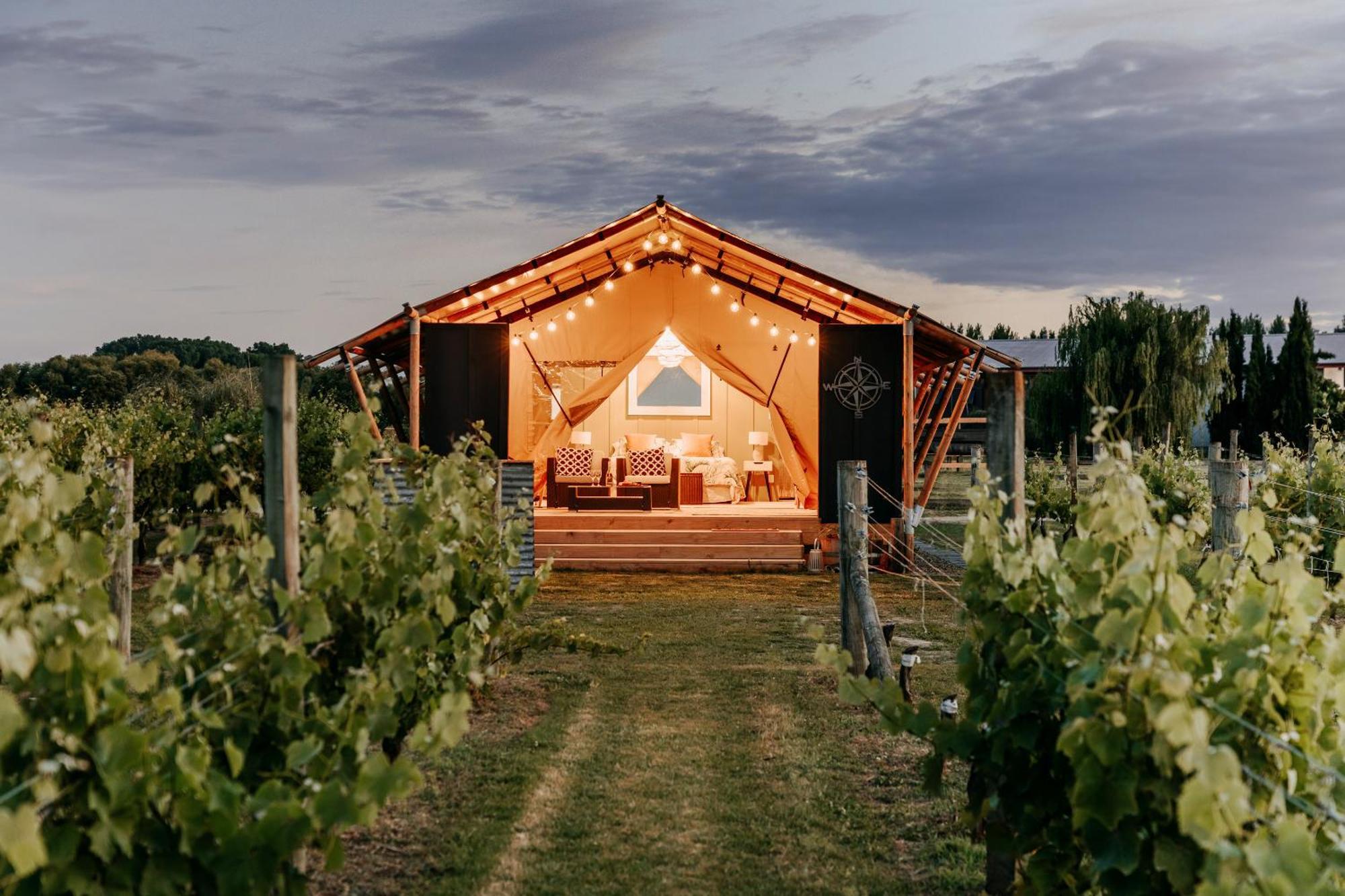 Villas & Vines Glamping Hastings Bagian luar foto